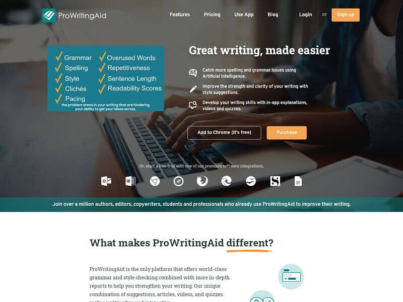 ProWritingAid Best Grammar Checker